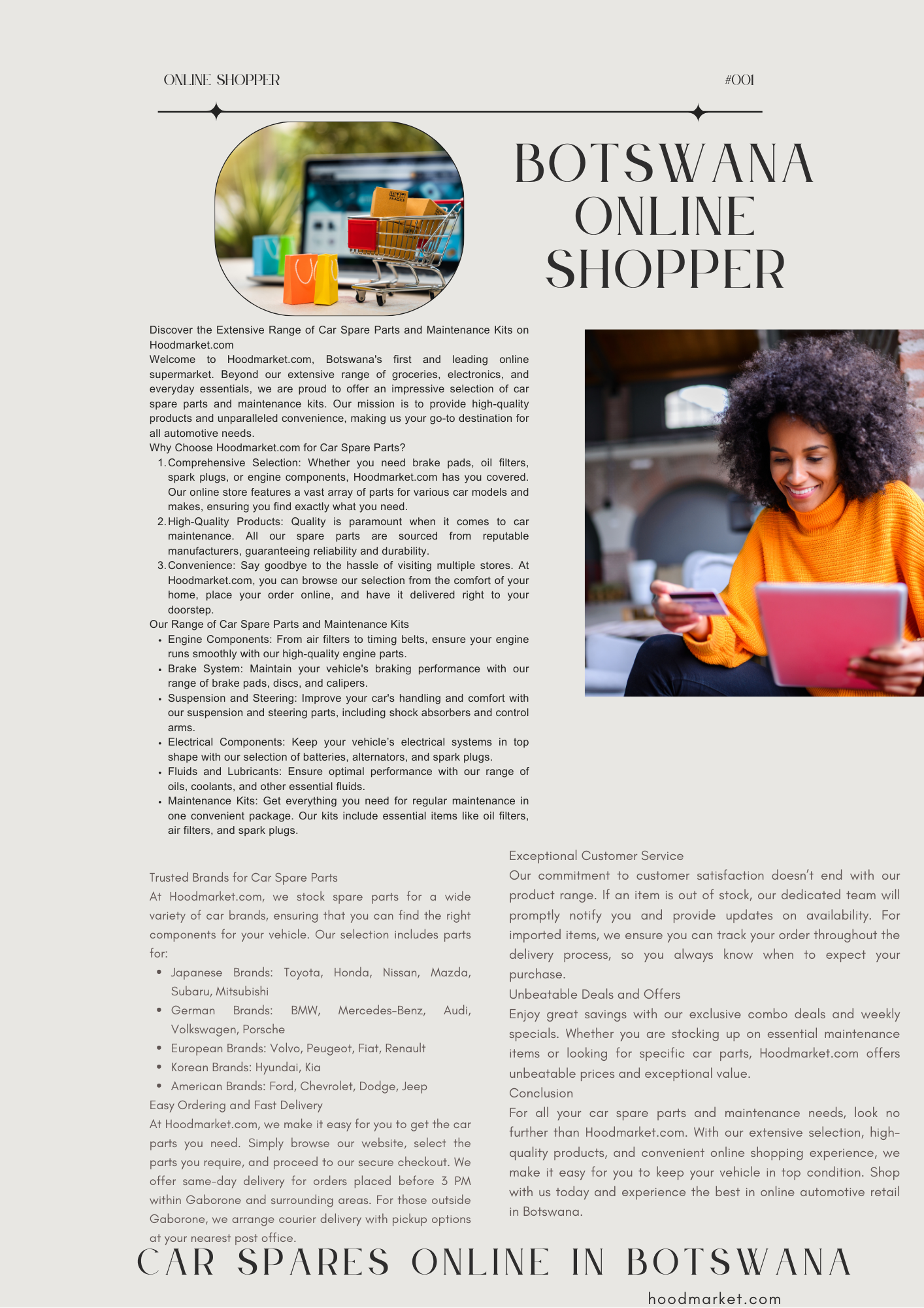 Discover the Extensive Range of Car Spare Parts and Maintenance Kits on Hoodmarket.com