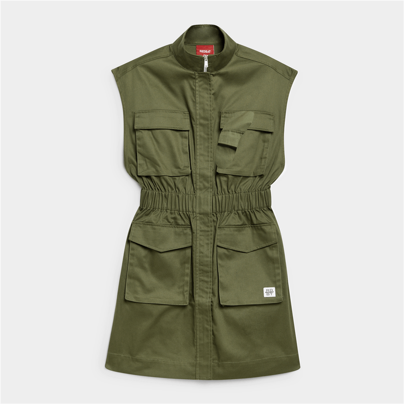 Redbat Women's Green Utility Dress