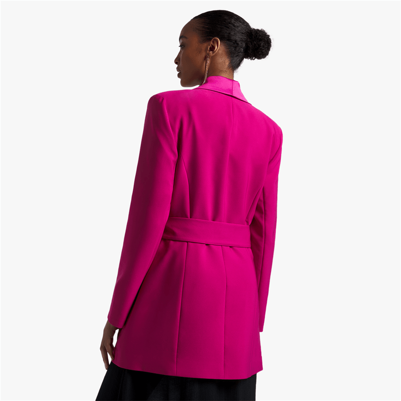 Belted Tuxedo Blazer