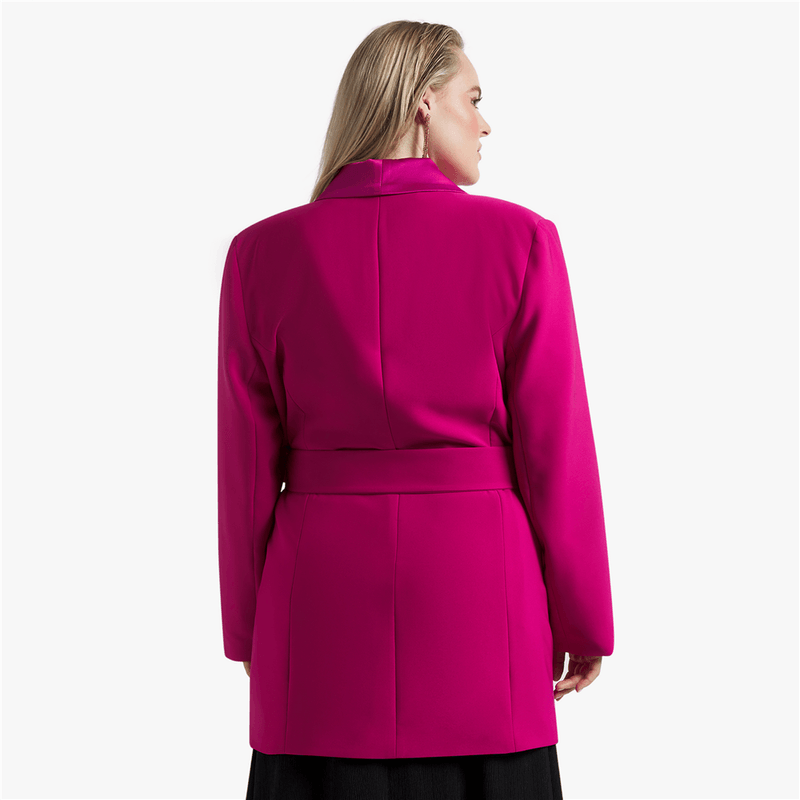 Belted Tuxedo Blazer