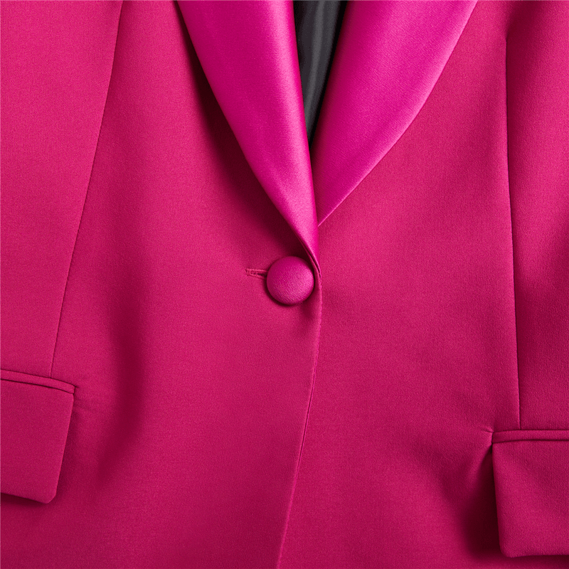 Belted Tuxedo Blazer