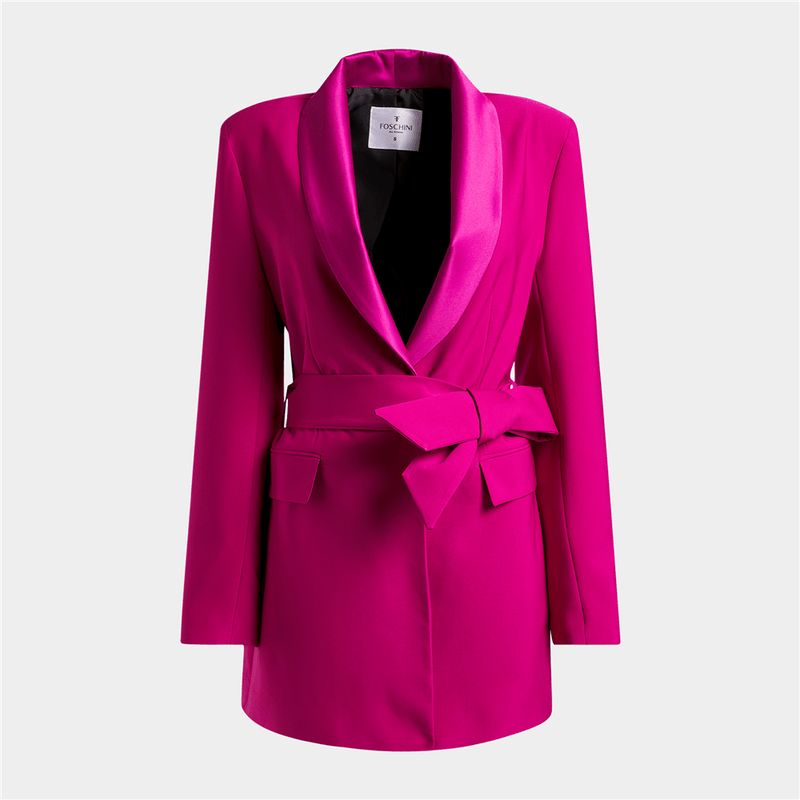 Belted Tuxedo Blazer