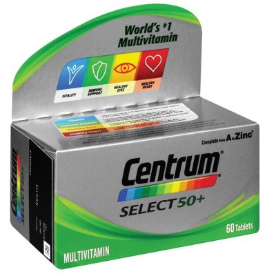 Centrum Multivitamin Select 50+ Vitality Tablets X60
