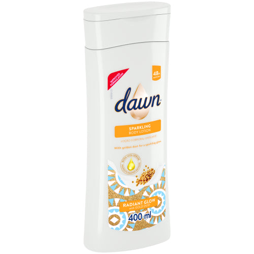Dawn  Moisturizing Body Lotion Radiant Glow with Gold Dust 400ml