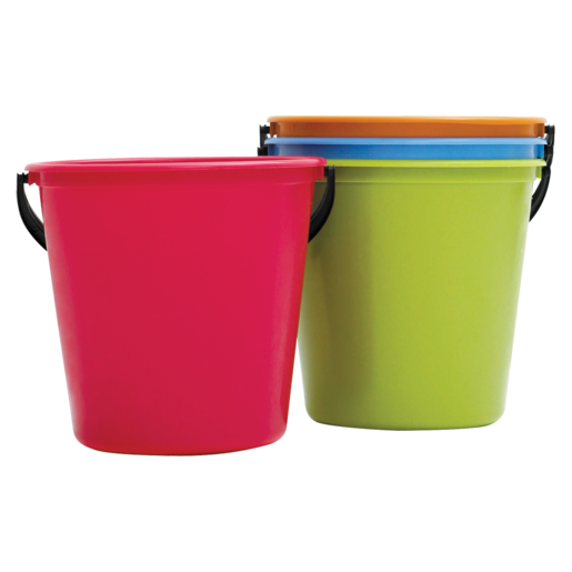 Plastic Bucket Assorted - 9L