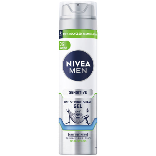 Nivea Men One Stroke Shaving Gel Sensitive 200ml