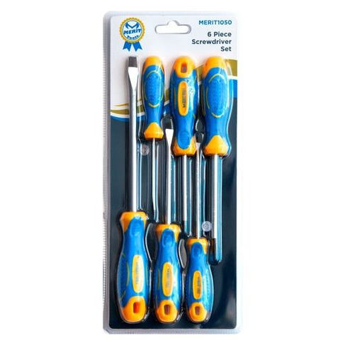 Merit 6 Piece Screwdriver Set