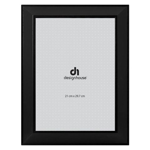 Amber Bay Demi Picture Frame - Black (297 x 210mm)