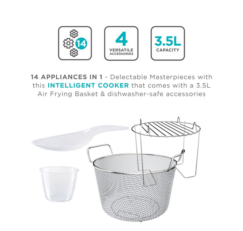 Berkart 8L Digital Multi-Cooker - Pressure Cooker & Air Fryer