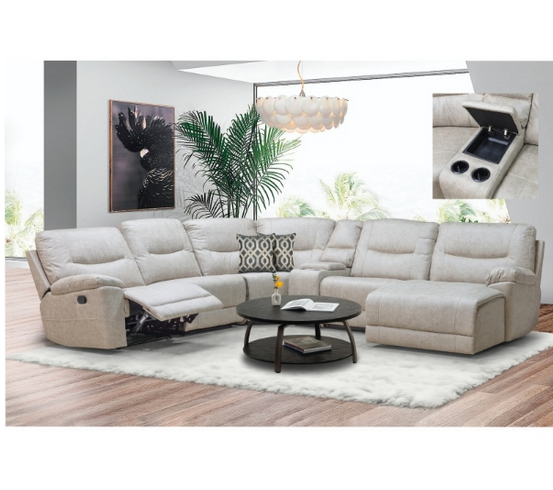 Tamia 6 Pce 1 Motion Corner Lounge Suite