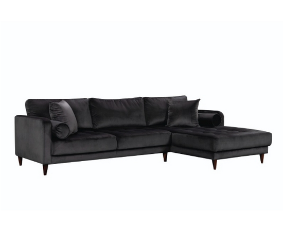 Valerie Chaise Lounge Suite Famous Charcoal