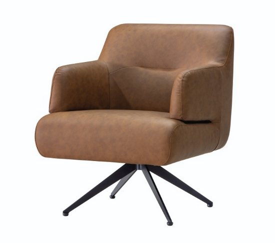 Willow Swivel Chair - Brown