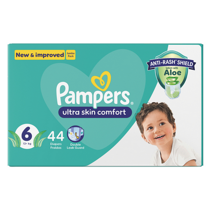 Pampers Baby Dry Size 6 Jumbo Pack, 44 Nappies
