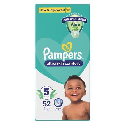 Pampers Baby Dry Size 5 Jumbo Pack 52 Nappies