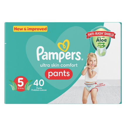 Pampers Pants Size 5, 40 Nappies