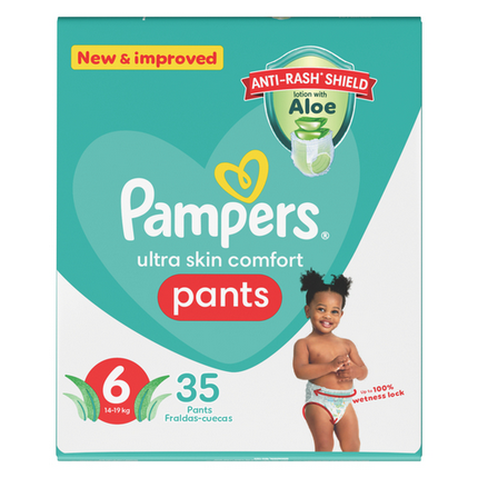 Pampers Pants Size 6, 35 Nappies