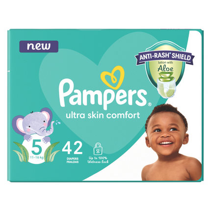 Pampers Baby Dry Size 4+ Mega Savings Box 120 Nappies
