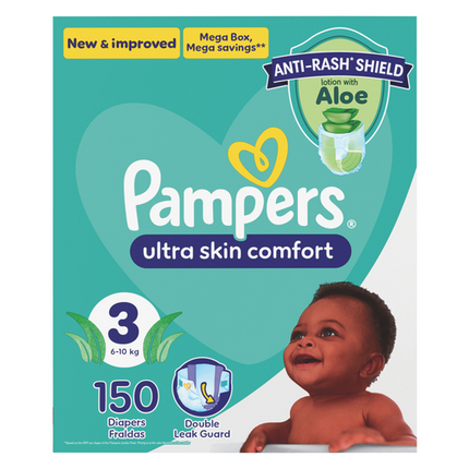 Pampers Baby Dry Size 3 Mega Savings Box 50 Nappies