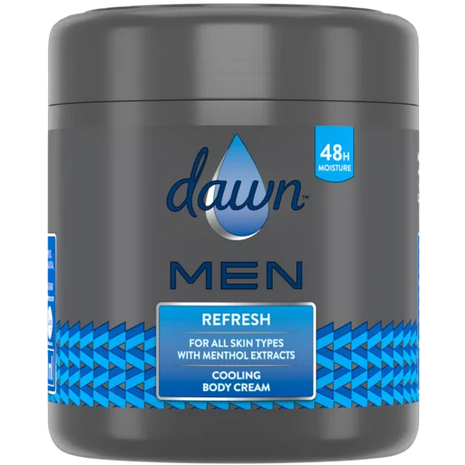 Dawn Men Refresh Cooling Body Cream 400ml