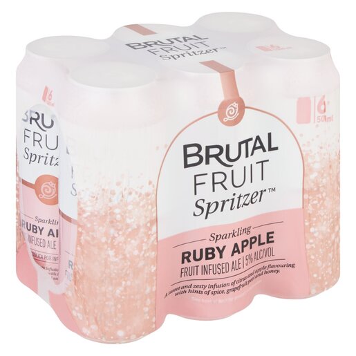 Brutal Fruit Ruby Apple Spritzer 6 x 500ml