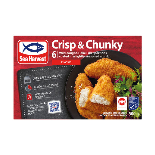 Sea Harvest Crisp & Chunky Classic Hake 500g
