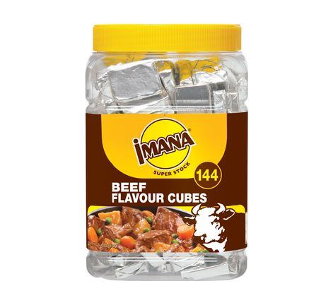 Imana Stock Cubes Jar Beef (6 x 144's)