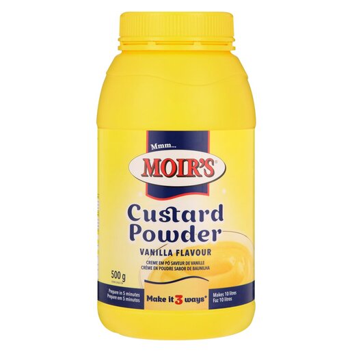 Moir's Vanilla Custard Powder 500g