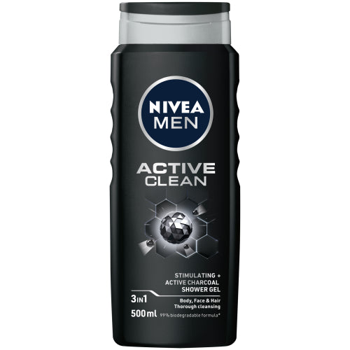 Nivea Men Active Clean Shower Gel 500ml