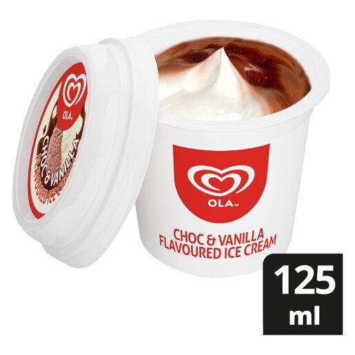 Ola Choc & Vanilla Ice Cream 125ml
