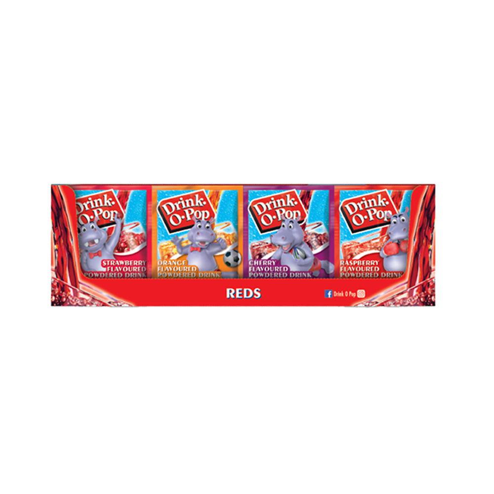 Drink-O-Pop Reds Satchets 72 Pack