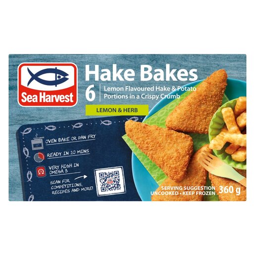 Sea Harvest Hake Bakes Lemon & Herb 360g