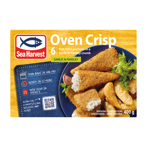 Sea Harvest Oven Crisp Garlic & Parsley 400g