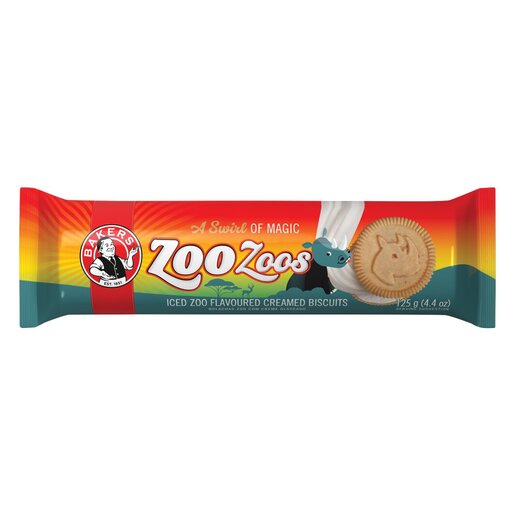 Bakers Zoo Zoos Cream Sandwich Biscuit (125 g)