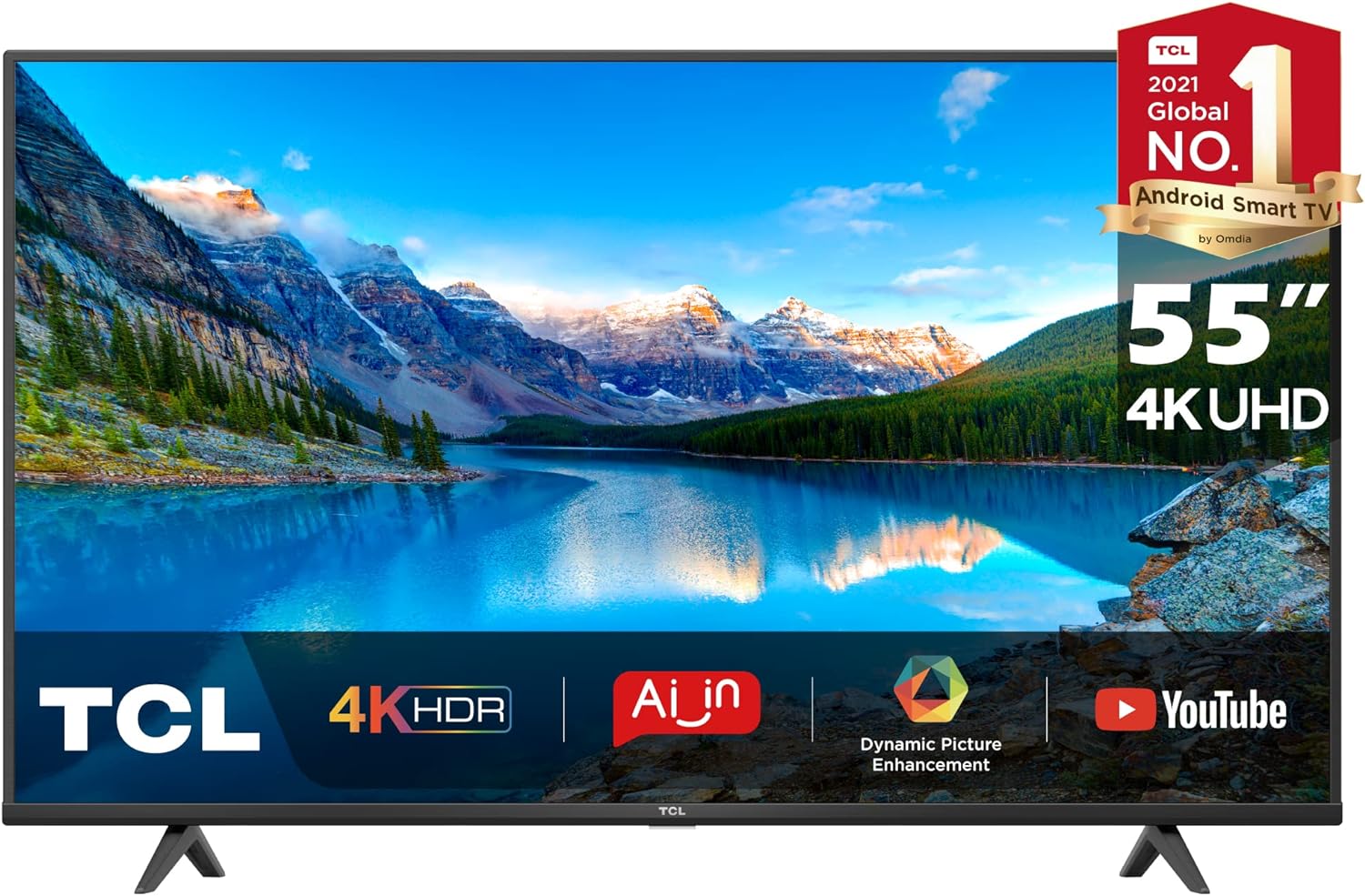 TCL 55 Inch TV Smart 4K HDR Certified Android - 55P615