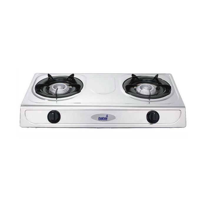 Totai 2 Burner Steel Auto-ignition Gas Hotplate