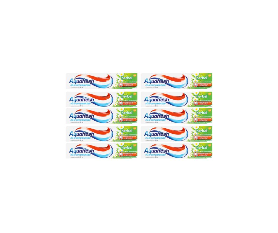 Aquafresh Toothpaste 100ml x 10