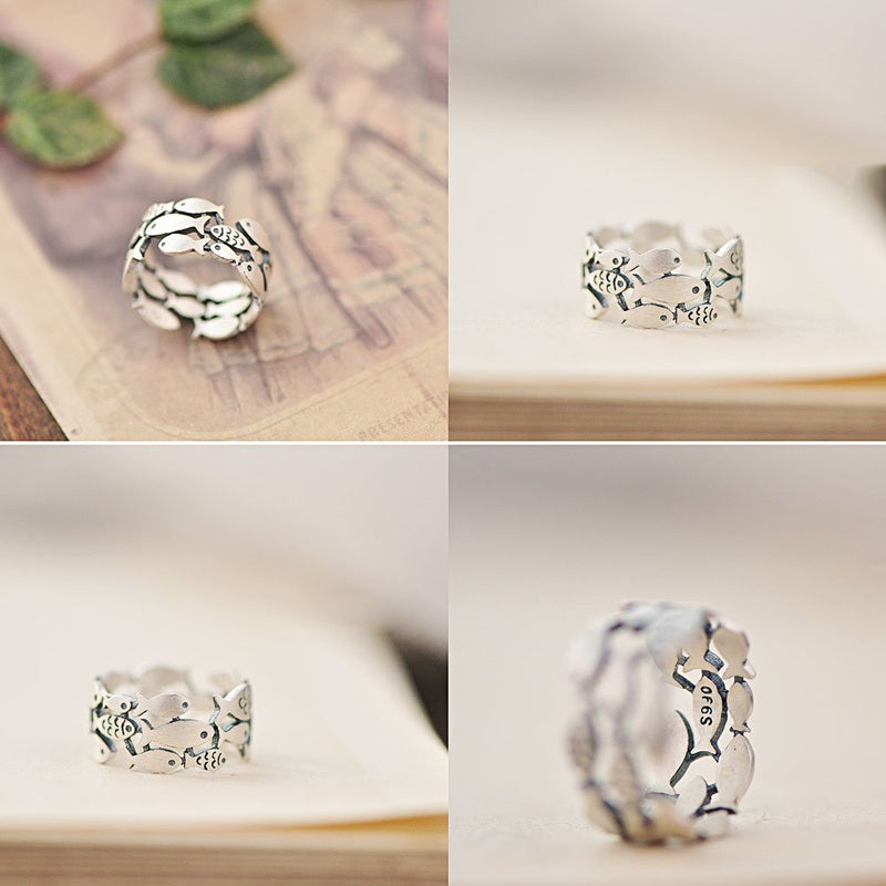 Silver Fish Ring