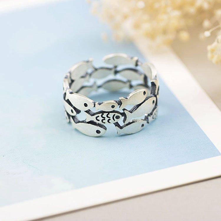 Silver Fish Ring