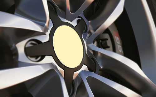 Custom Universal fit 50mm Alloy Wheel Centre Cap Badges 22 Colours