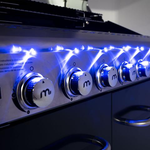 MEGAMASTER APEX SERIES 6 BURNER PATIO GAS BRAAI