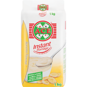 Ace Banana Flavoured Instant Porridge 1kg