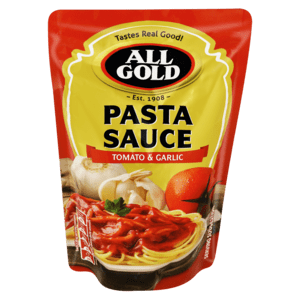All Gold Tomato & Garlic Flavoured Pasta Sauce 405g - myhoodmarket