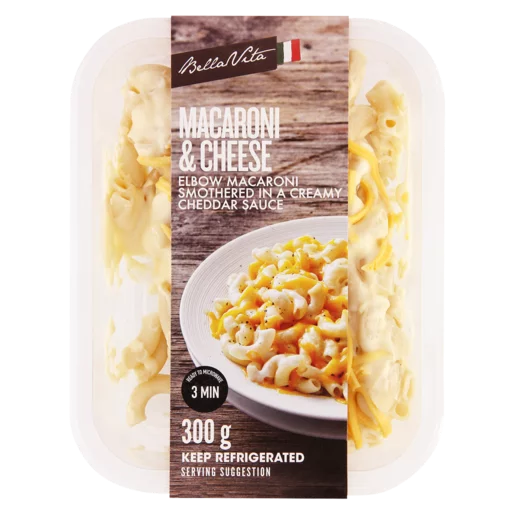Bella Vita Macaroni & Cheese Pasta Ready Meal 300g