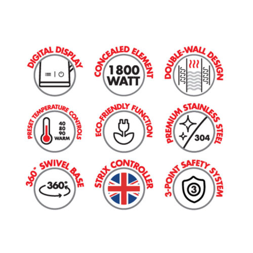 Bennett Read Digital Touch-Control Kettle