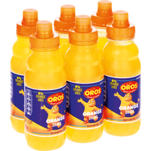 Brookes Oros Ready To Drink Original Orange Squash 6 x 300ml
