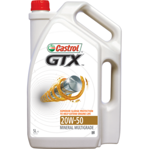 Castrol GTX Motor Oil 20W-50 5L