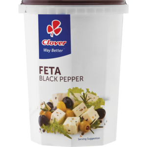 Clover Black Pepper Feta Cheese 400g