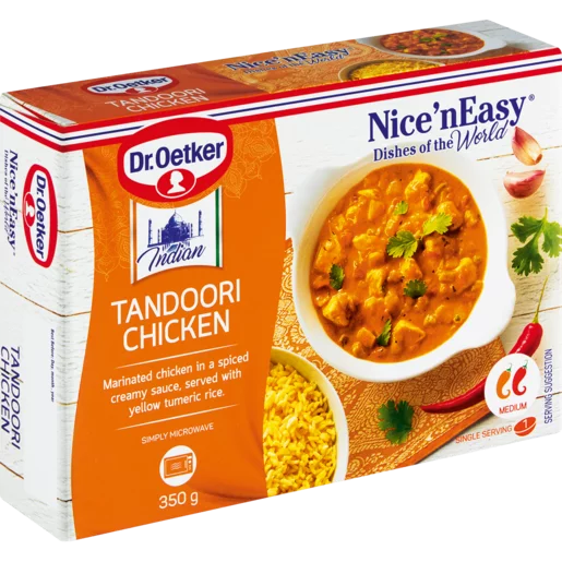Dr. Oetker Nice 'N Easy Frozen Tandoori Chicken Ready Meal 350g