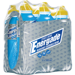 Energade Blueberry Sports Drink 6 x 500ml