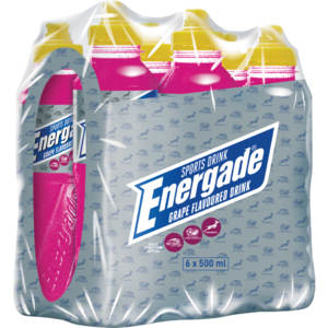 Energade Grape Sports Drink 6 x 500ml